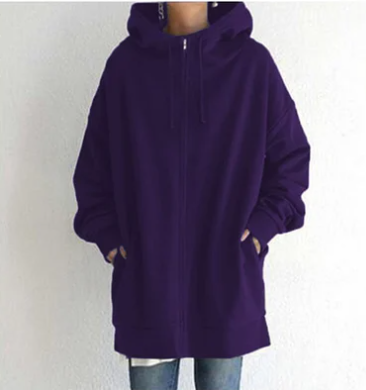 Niki | Women's Cozy Oversized Zip Hoodie