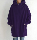 Niki | Women's Cozy Oversized Zip Hoodie