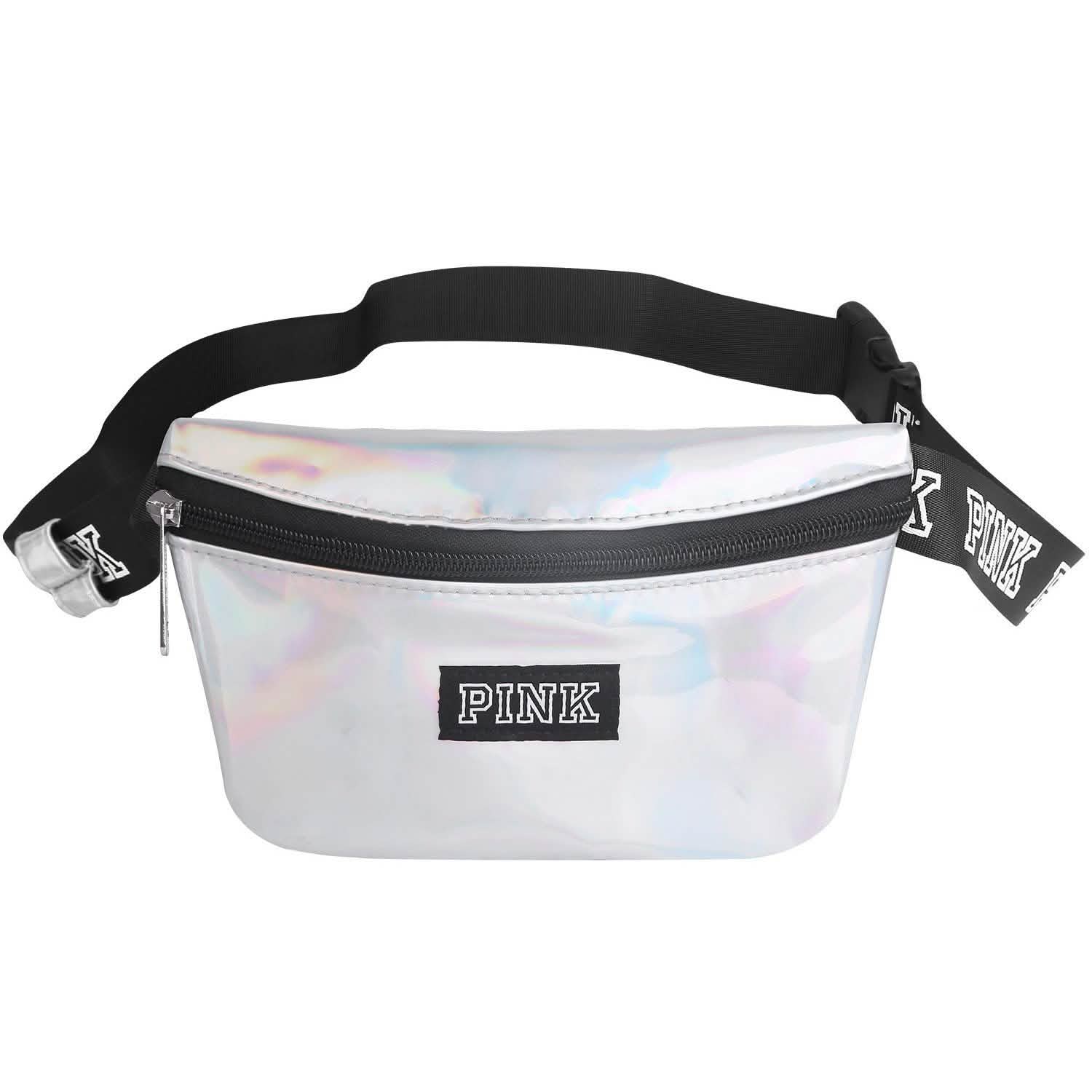 Women Shiny Leather Waist Pack Bag