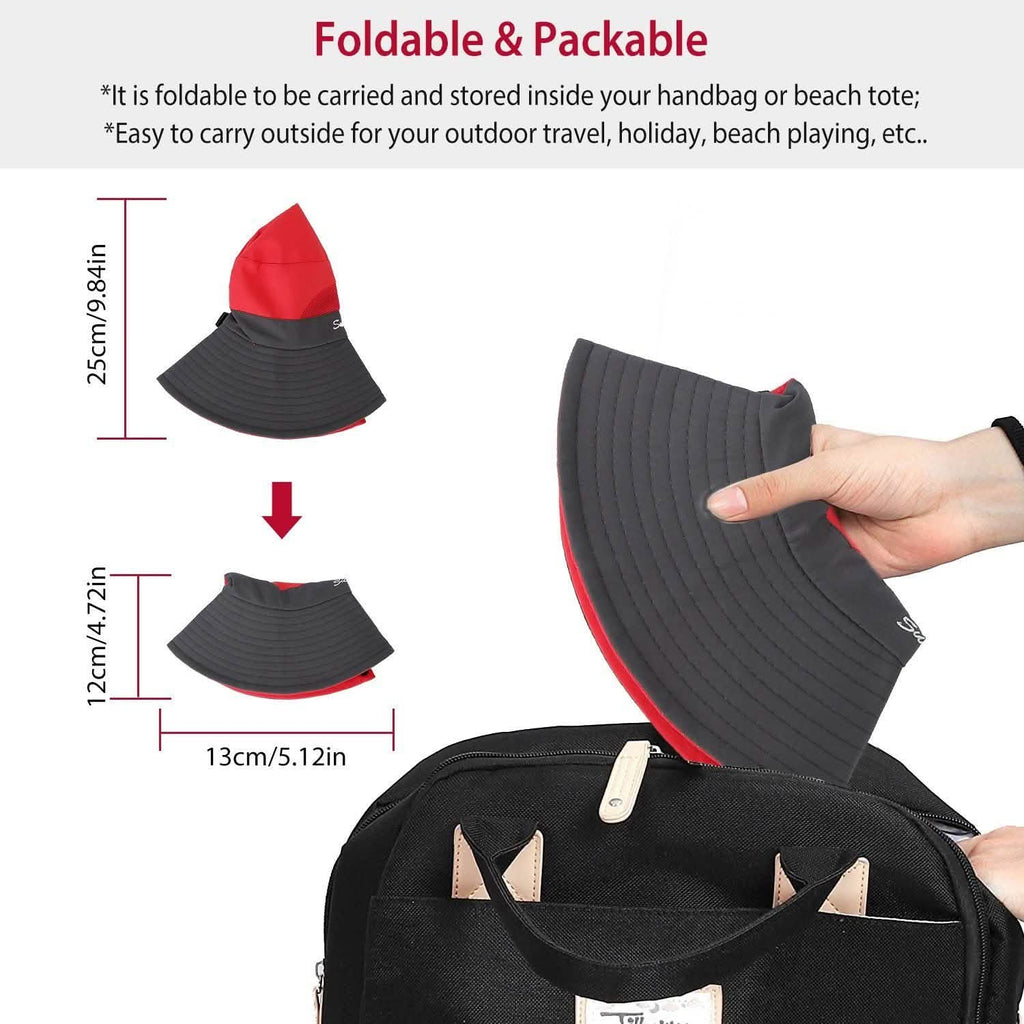 Women Summer Sun Bucket Hats Foldable