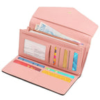 Women Wallet Soft Leather Trifold Clutch Purse