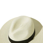Women Wide Brim Straw Panama Roll up Hat