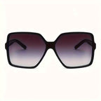 Women's Black Oversized PC Frame Glasses