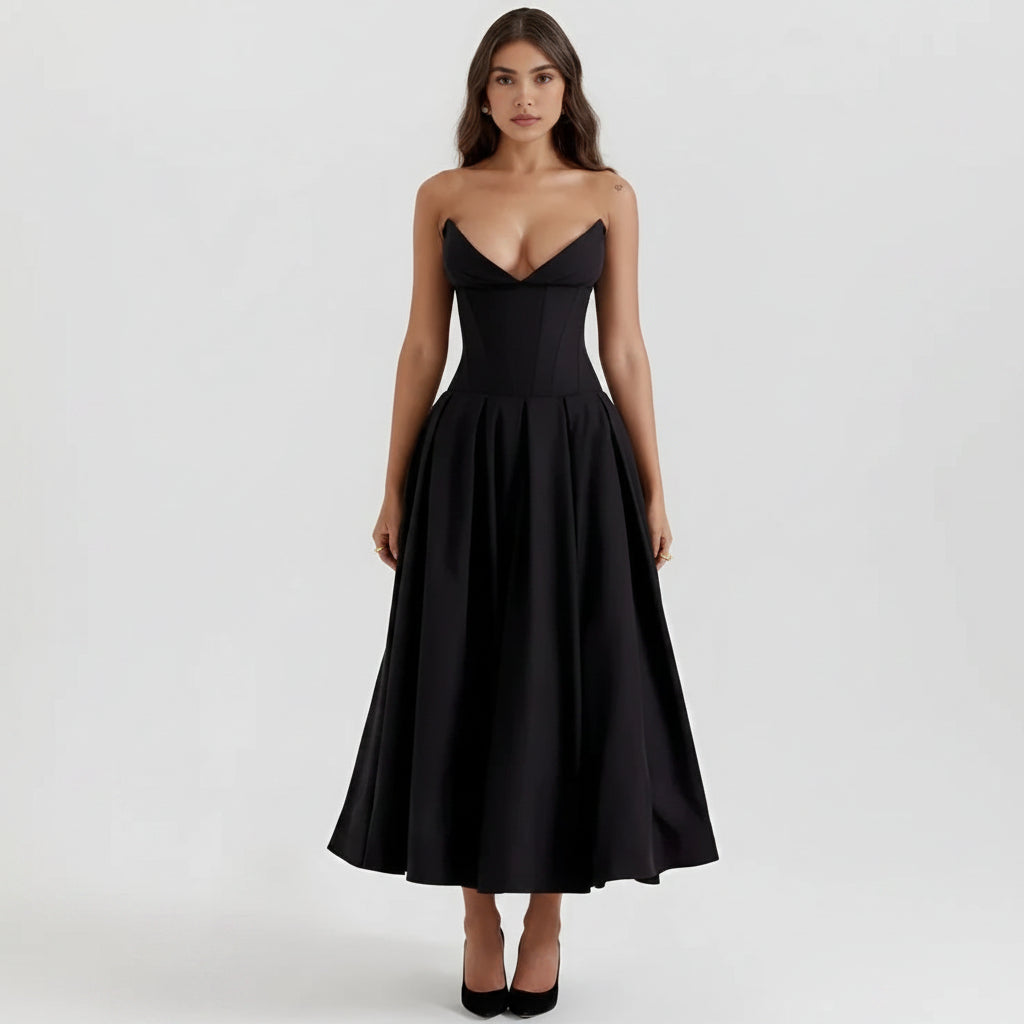 Women's Cocktail Dress Midi Off Shoulder | Party Dress
