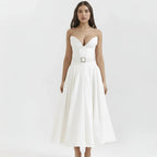 Women's Cocktail Dress Midi Off Shoulder | Party Dress