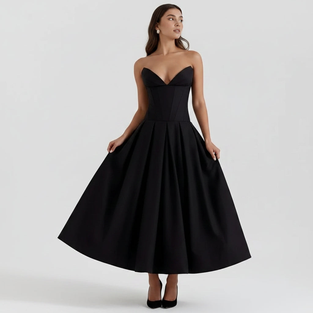 Women's Cocktail Dress Midi Off Shoulder | Party Dress