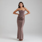 Womens Formal Dress Corset Evening Gown