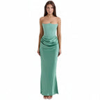 Womens Formal Dress Corset Evening Gown