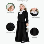 Women's Halloween Costumes Long Sleeve Dress Victorian Gothic Design