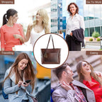 Women's Soft Leather Tote Bag