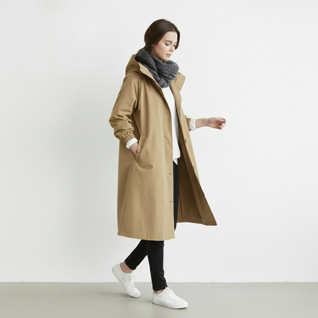 Women's Trench Coat Waterproof | Winter Coat
