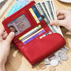 Women's Wallet RFID Wallet Slim Card Holder Coin Purse