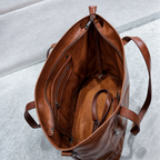 Womens Zippered Tote Bag Handbag Large