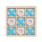 Wood Tic-Tac Toe XOXO Board Game