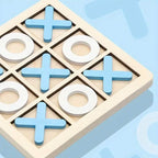 Wood Tic-Tac Toe XOXO Board Game