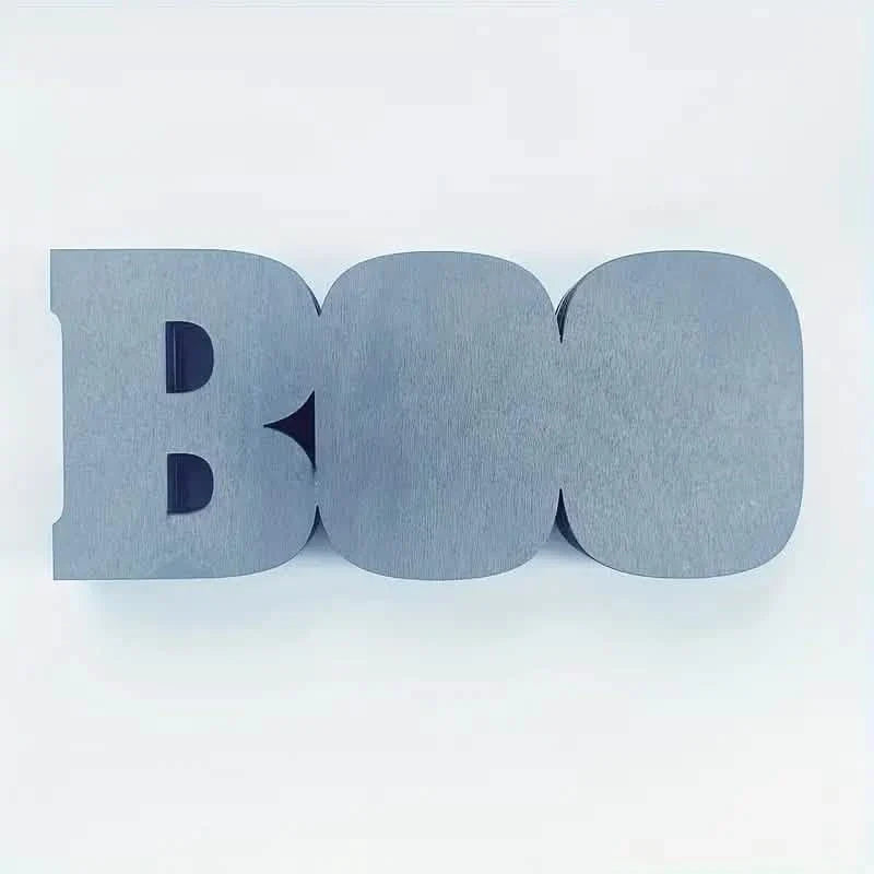 Wooden 3D Halloween Letter Shaped LED Light