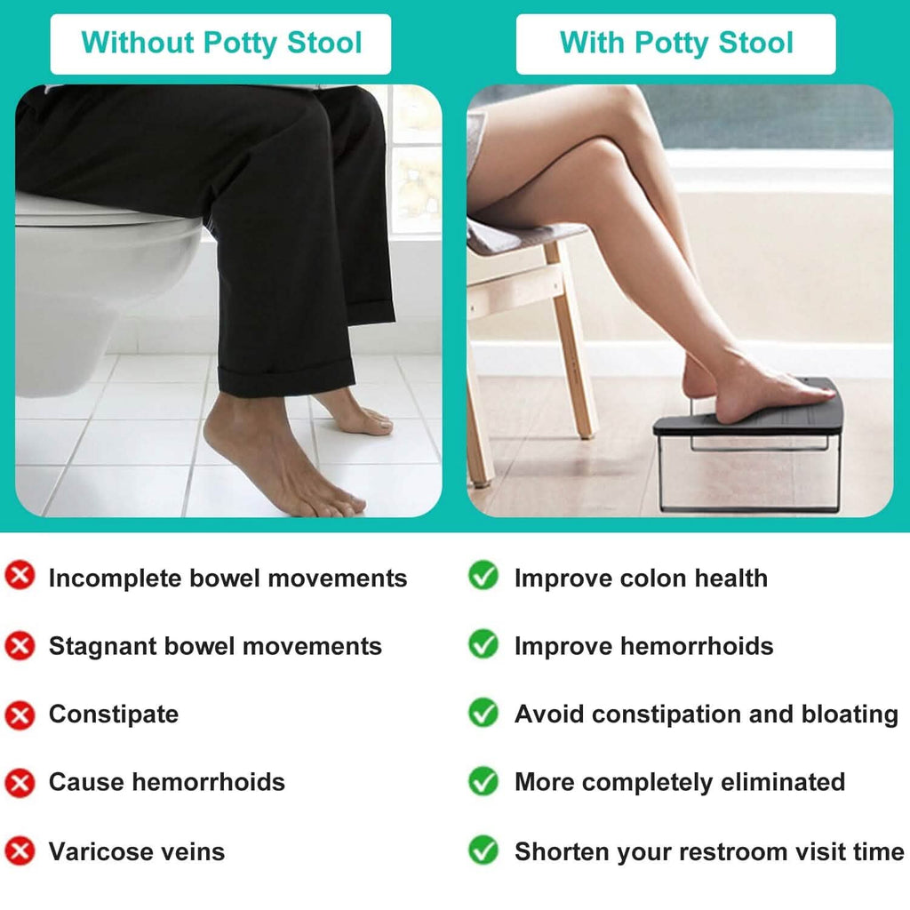 Wooden Metal Stool Height Bathroom Toilet Stool