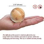 Wooden Puzzle Magic Ball Brain Teasers Toy Intelligence Game