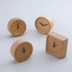WOODMORN: Beech wood alarm clock for sophisticated home decor