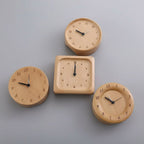 WOODMORN: Beech wood alarm clock for sophisticated home decor