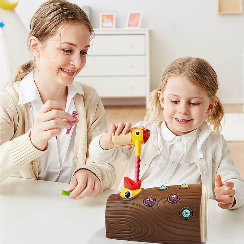 Magnetic Bird Feeding Toy for Toddlers