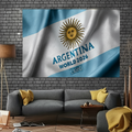 World Cup Argentina Flag Party Backdrop Wall Art Banner