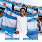World Cup Argentina Flag Soccer Scarf Thunder Sticks