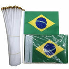 World Cup Brazil Flag Hand Waving Mini Party