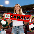 World Cup Canada Flag Fan Scarf Hand Wash Canada Sports