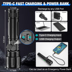 High Lumens Tactical LED Flashlight
