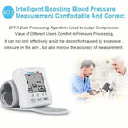 Wrist Blood Pressure Monitor with LCD Display, Adjustable Cuff with Irregular Heartbeat Detection