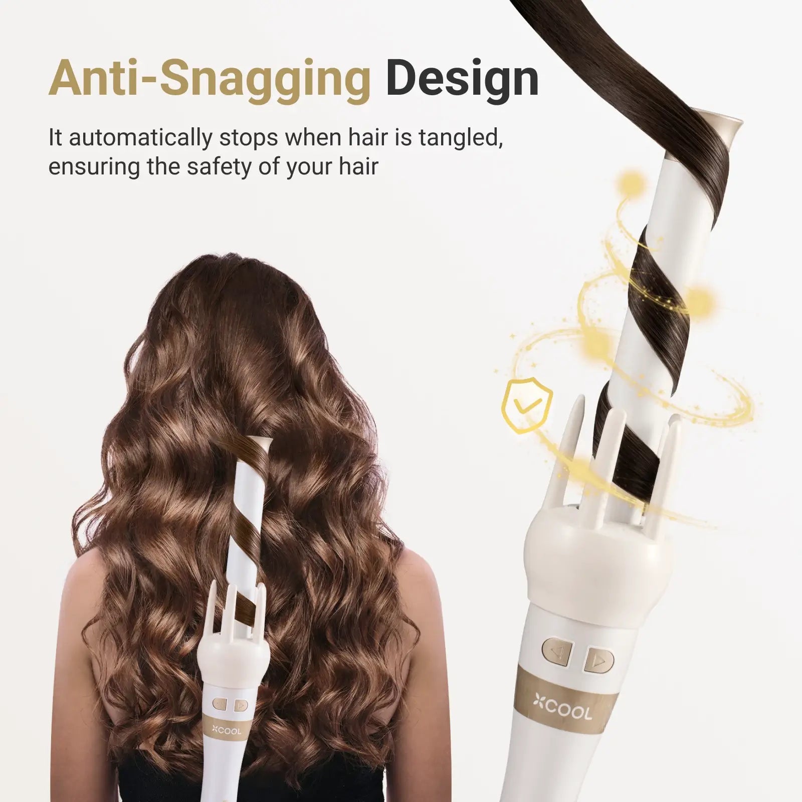 3-in-1 Automatic Rotating Curling Wand Set