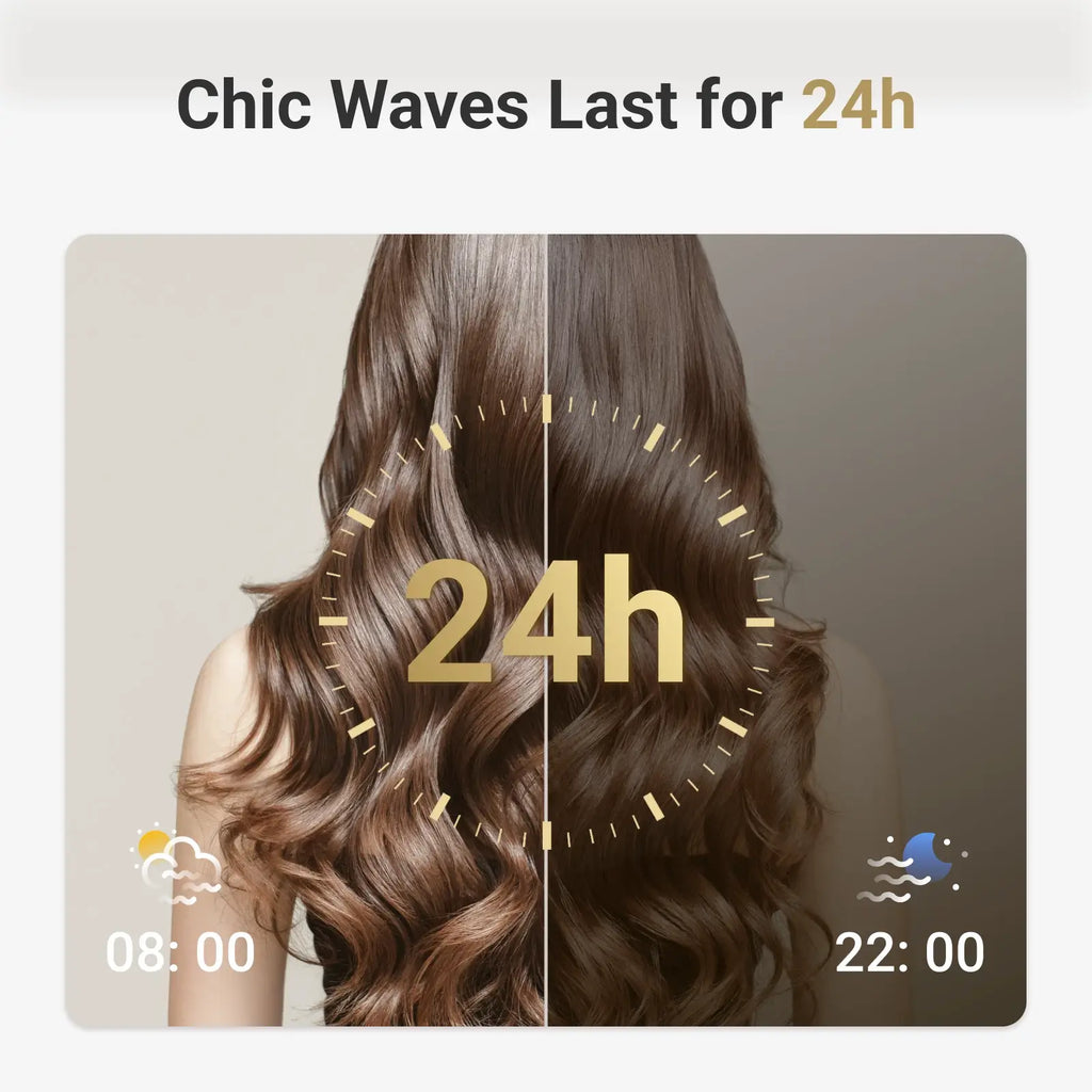 3-in-1 Automatic Rotating Curling Wand Set