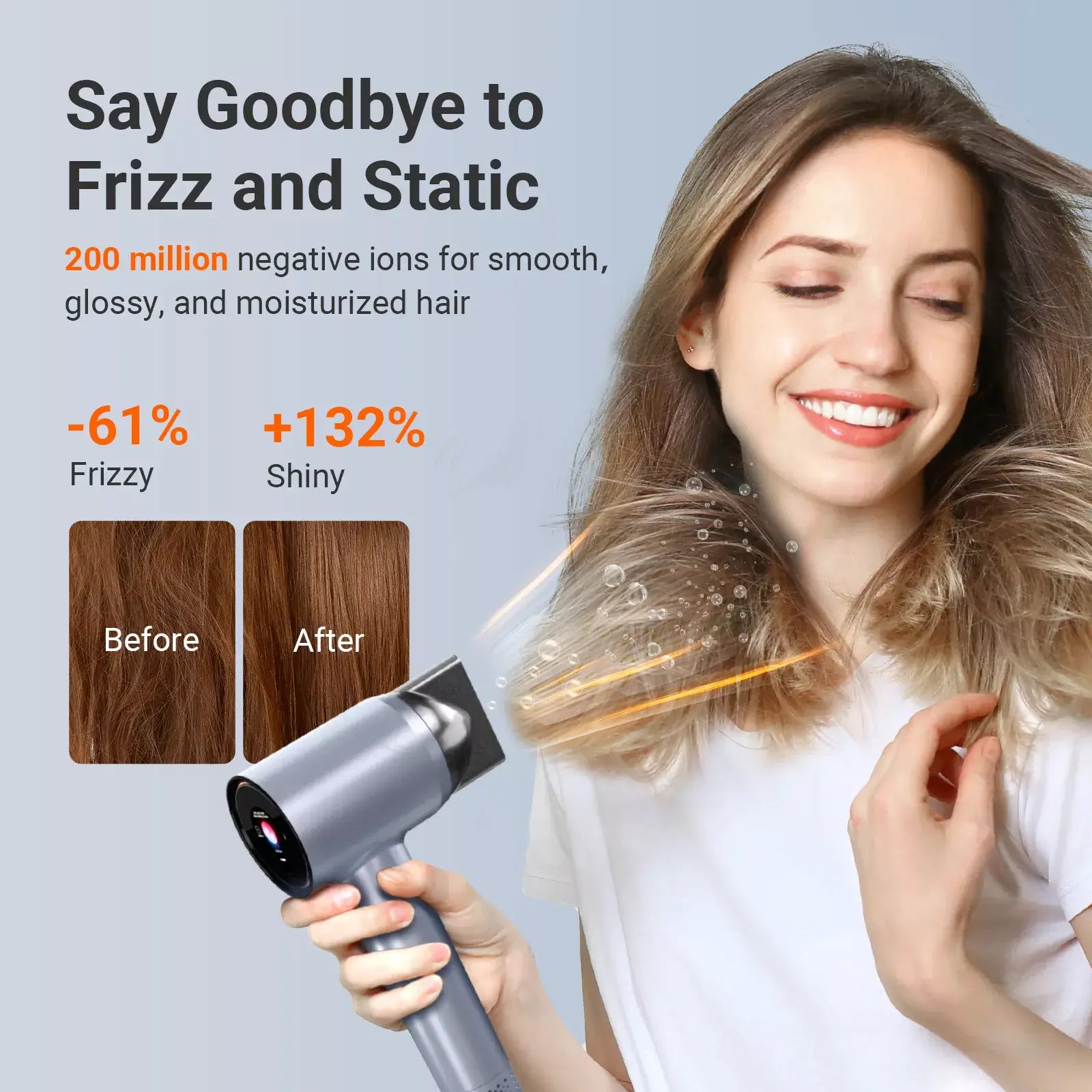 Negative-Ion High-Speed Hair Dryer