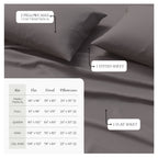 Viscose from Bamboo & Cotton Blend Jersey Knit Sheets
