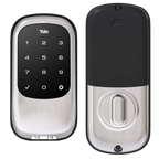 Yale Real Living Keyless Touchscreen Stand Alone Deadbolt Lock with Z-Wave YRD110-ZW-605