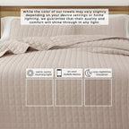 Box-Stitched Seersucker Quilt Set - Seersucker Collection