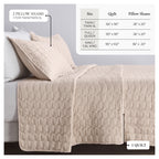 Gauze-Inspired Texture Quilt Set - Wave Stitch Collection