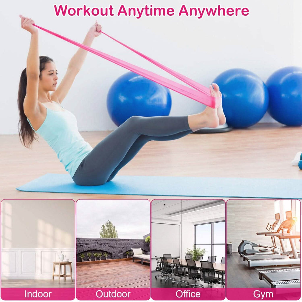 Yoga Resistance Band 3 Sets Non-Toxic Skin-Friendly