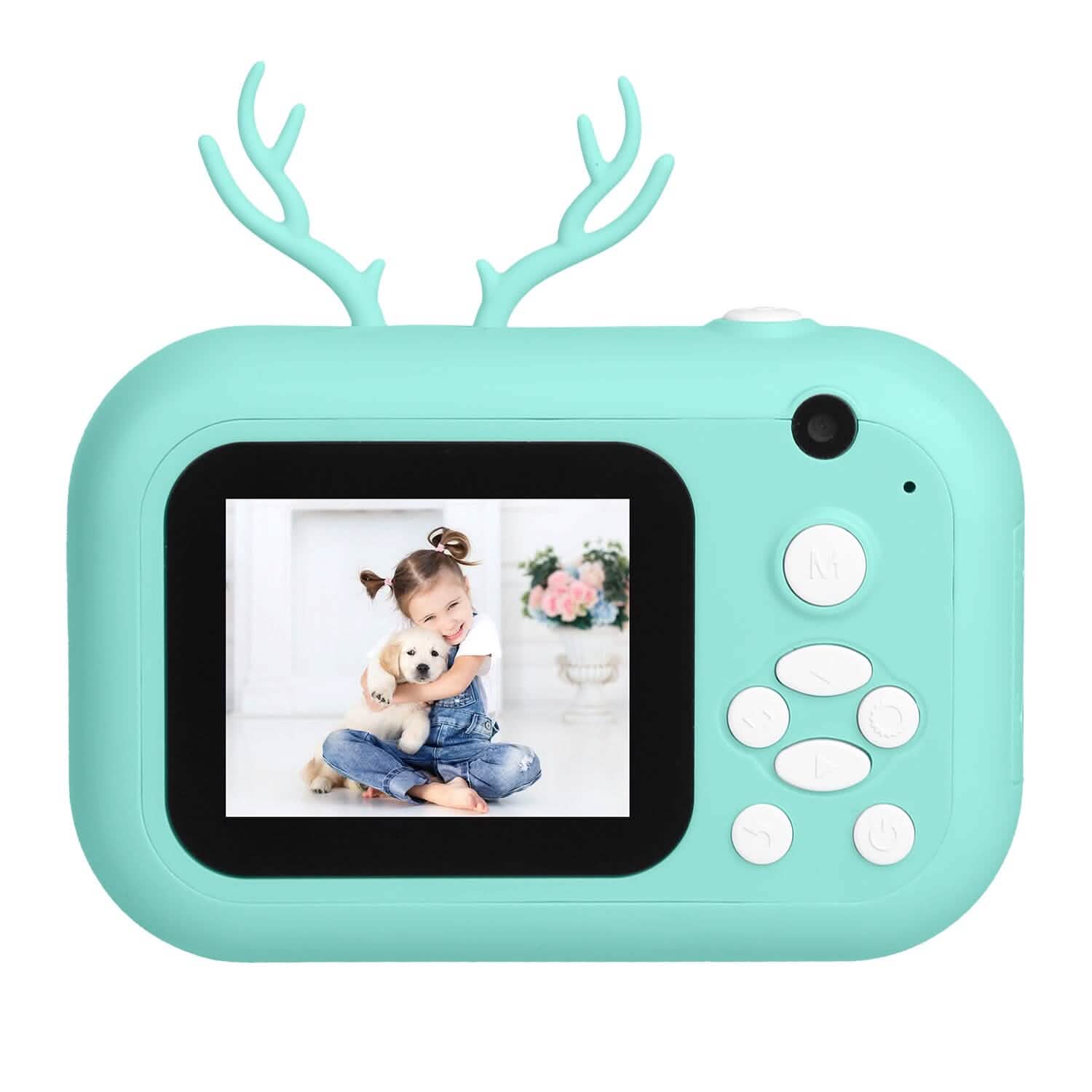 Zero Ink Selfie Camera 1080P HD Video Recorder with Dual Lens 3 Roll Print Papers