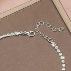 Zinc Alloy Glittering Butterfly Rhinestone Bracelet for Women